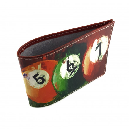 Обложка для студенческого билета "Бильярдные шары"