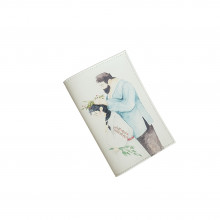 Обложка для автодокументов "Папа с дочкой"