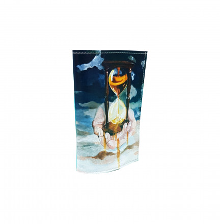 Обложка для автодокументов "Часы в руке"