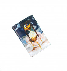 Обложка для автодокументов "Часы в руке"