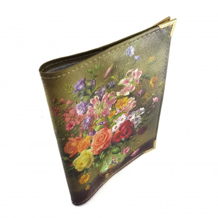 Обложка для паспорта "Ваза с цветами"