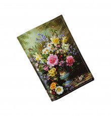 Обложка для автодокументов "Ваза с цветами"