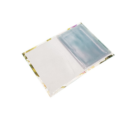 Обложка для автодокументов "Цветы 8"