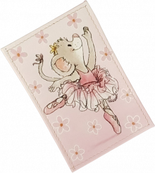 Чехол для проездного "Мышка-балерина"