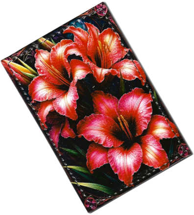 Чехол для проездного "Гладиолус"