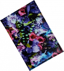 Чехол для проездного "Цветы"