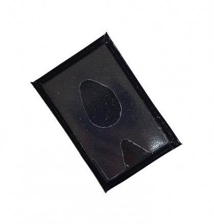 Чехол для проездного "Черный глянец"