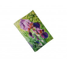 Обложка для автодокументов "Ирисы"