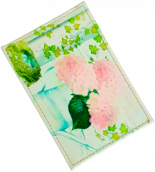 Чехол для проездного "Ваза с цветами 2"