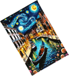 Чехол для проездного "Ночная Венеция"