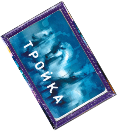 Чехол для проездного "Лаванда у моря"