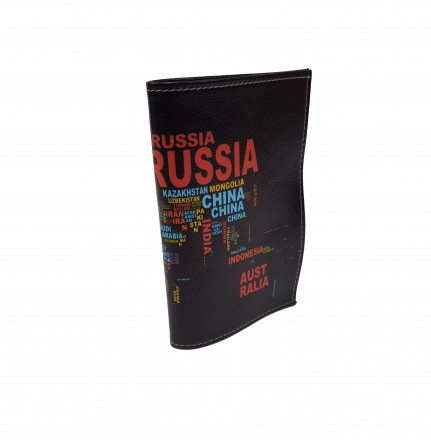 Обложка для автодокументов "Карта мира 2"