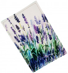 Чехол для проездного "Лавандовое поле"