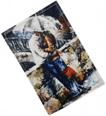 Чехол для проездного "Влюбленные под зонтом"