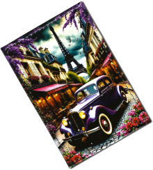 Чехол для проездного "Ретро Париж"