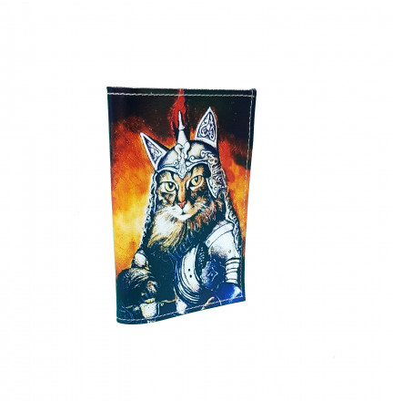 Обложка для паспорта "Кот-викинг"