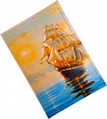 Чехол для проездного "Корабль 2"