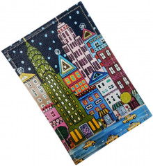 Чехол для проездного "Домики 3"