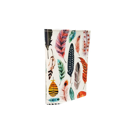 Обложка для автодокументов "Перья 2"