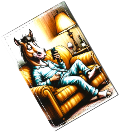 Чехол для проездного "Конь в пижаме"