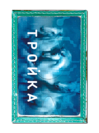 Чехол для проездного "Дельфин и цветы"