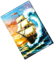 Чехол для проездного "Корабль"