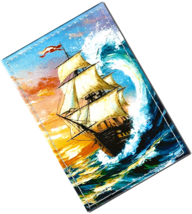 Чехол для проездного "Корабль"