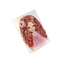 Обложка для паспорта "Кукла"