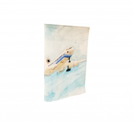 Обложка для паспорта "Самолет 2"