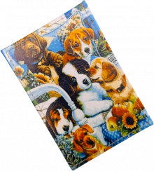 Чехол для проездного "Щенки"