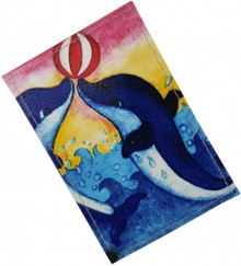 Чехол для проездного "Дельфин и мяч"