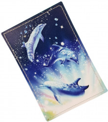 Чехол для проездного "Дельфины 2"