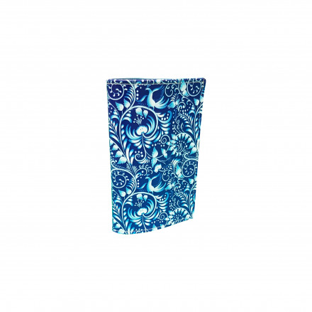 Обложка для паспорта "Синий орнамент"