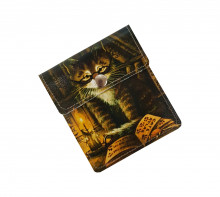 Монетница "Котенок в книгах"