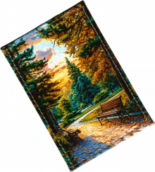 Чехол для проездного "Осенняя аллея"