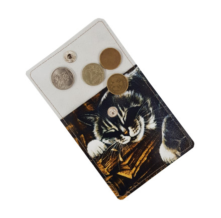 Монетница "Кот в книгах"