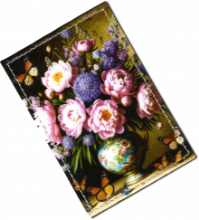 Чехол для проездного "Ваза с цветами 2"