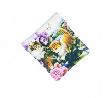 Монетница "Коты с цветами"