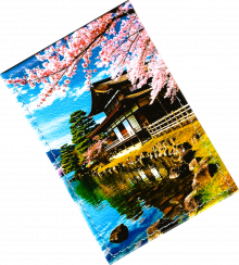 Чехол для проездного "Японский сад"