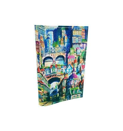 Обложка для автодокументов "Домики 1"