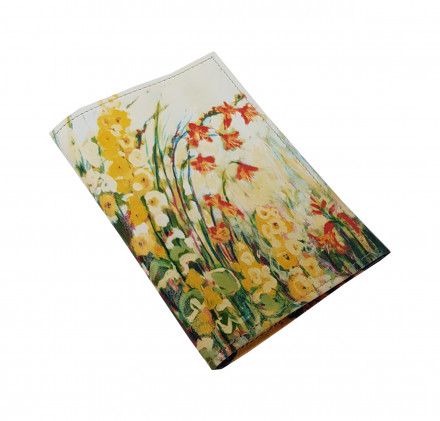 Обложка для автодокументов "Цветы 11"