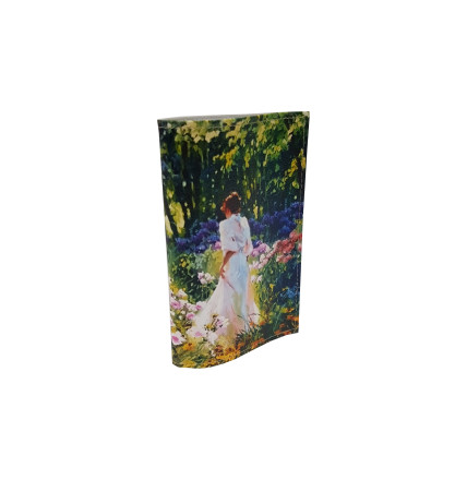 Обложка для автодокументов "Девушка в саду"