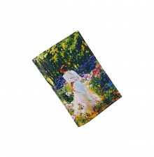 Обложка для автодокументов "Девушка в саду"