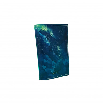 Обложка для паспорта "Кит"