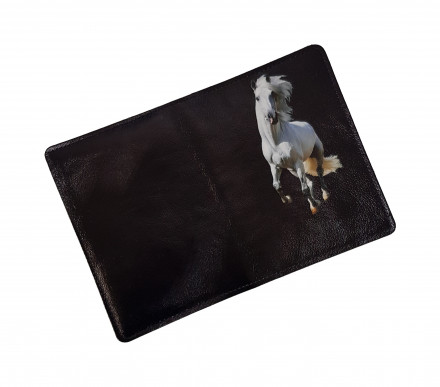 Обложка для автодокументов "Белая лошадь"