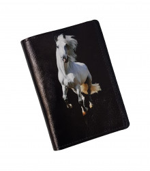 Обложка для автодокументов "Белая лошадь"