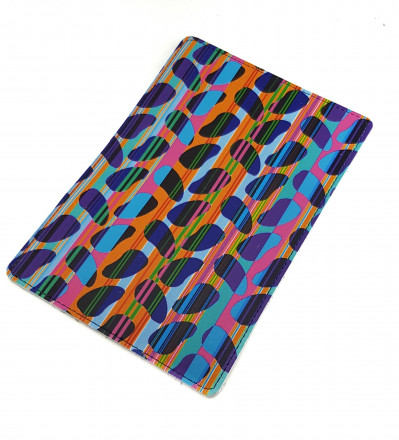 Обложка для атводокументов "Камни" с кожаными захватами