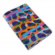 Обложка для атводокументов "Камни" с кожаными захватами