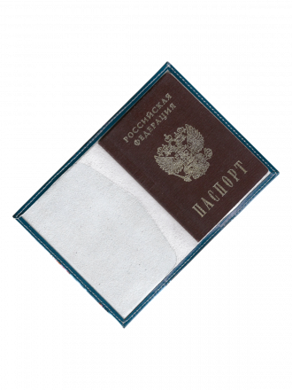 Обложка для паспорта "Ваза с пионами"