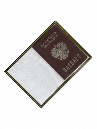 Обложка для паспорта "Ваза с астрами и пионами"